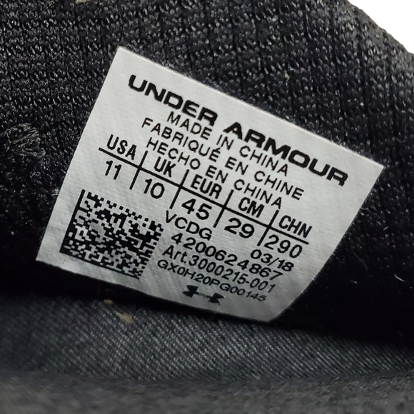 UNDER ARMOUR Tempo Sport 2 Golf Shoes Cleats Spikes - Picture 12 of 12